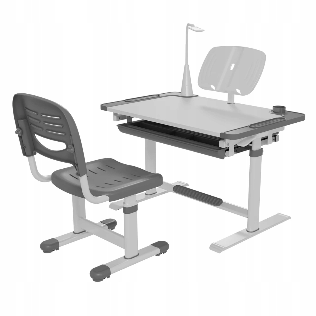 Biurko Spacetronik 80 x 50,5 x 72,7 cm biały