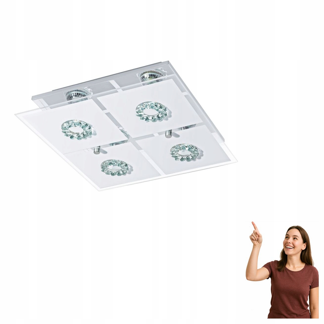 Stropná lampa Roncato 93783 Eglo