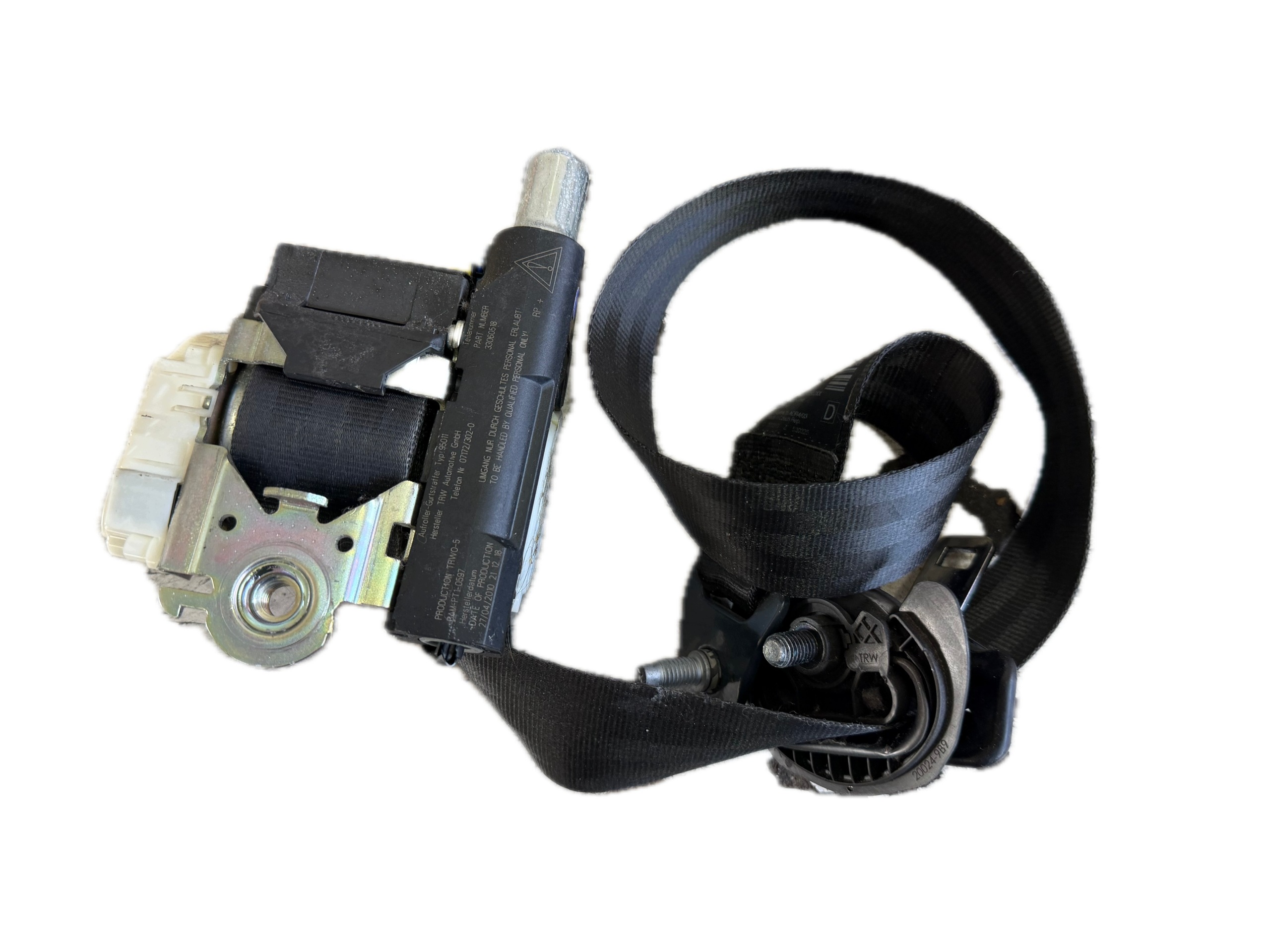 tension belt safety right front CITROEN C5 III X7 33060320A
