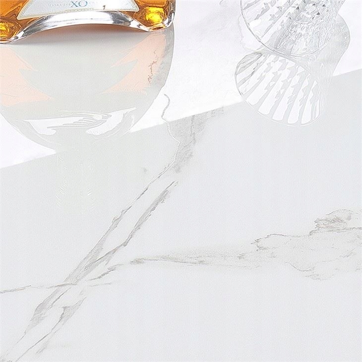 Gres BIAŁY MARMUR POLER 25x25 czarna ramka POŁYSK Typ gres