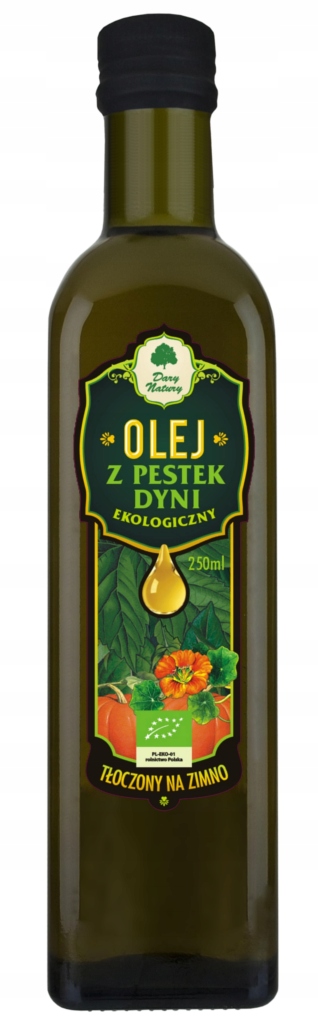 Levně Dýňový Olej Lisovaný Za Studena Bio 250 ml Dary Natury