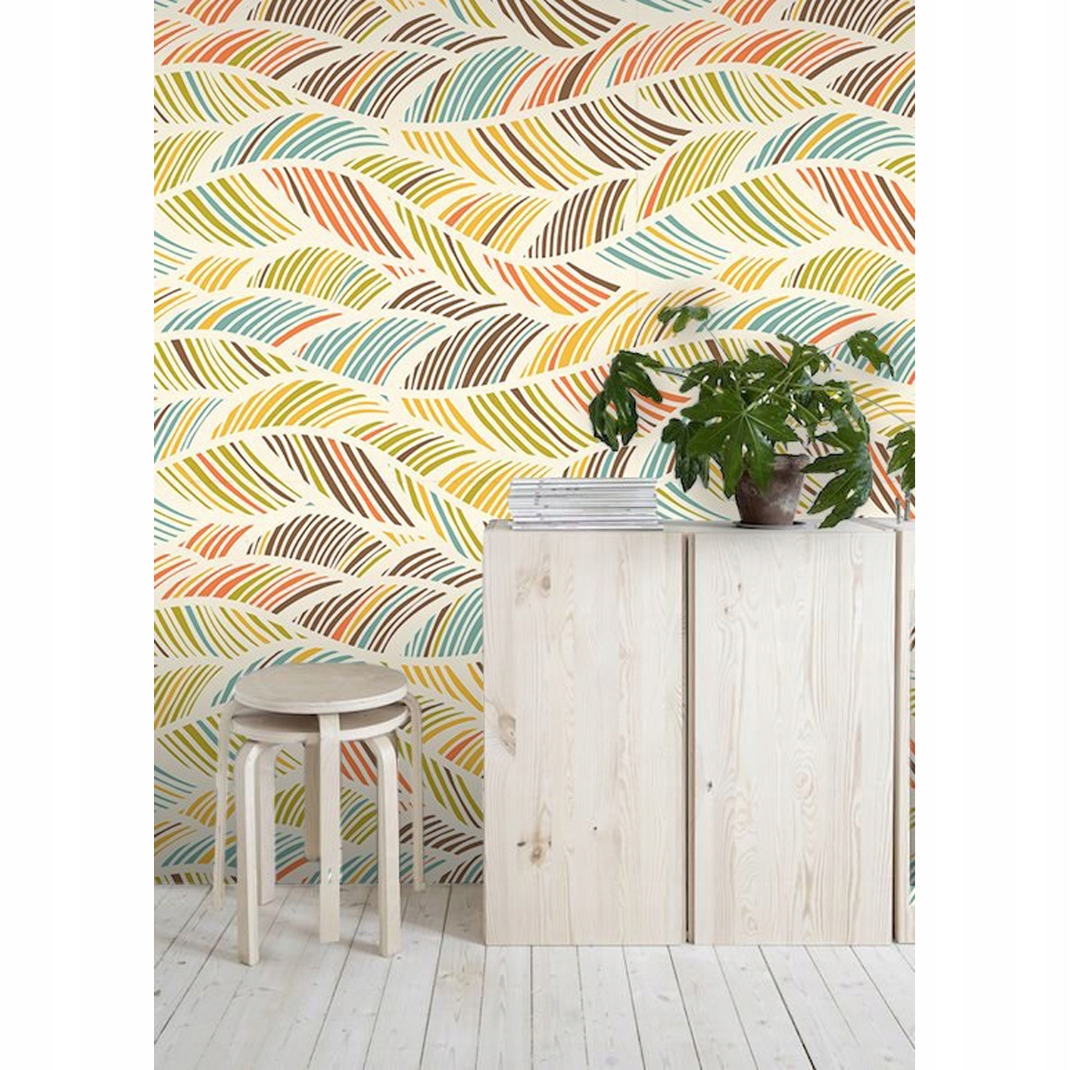 

Fototapeta ścienna Abstrakcja fala liście 290x290