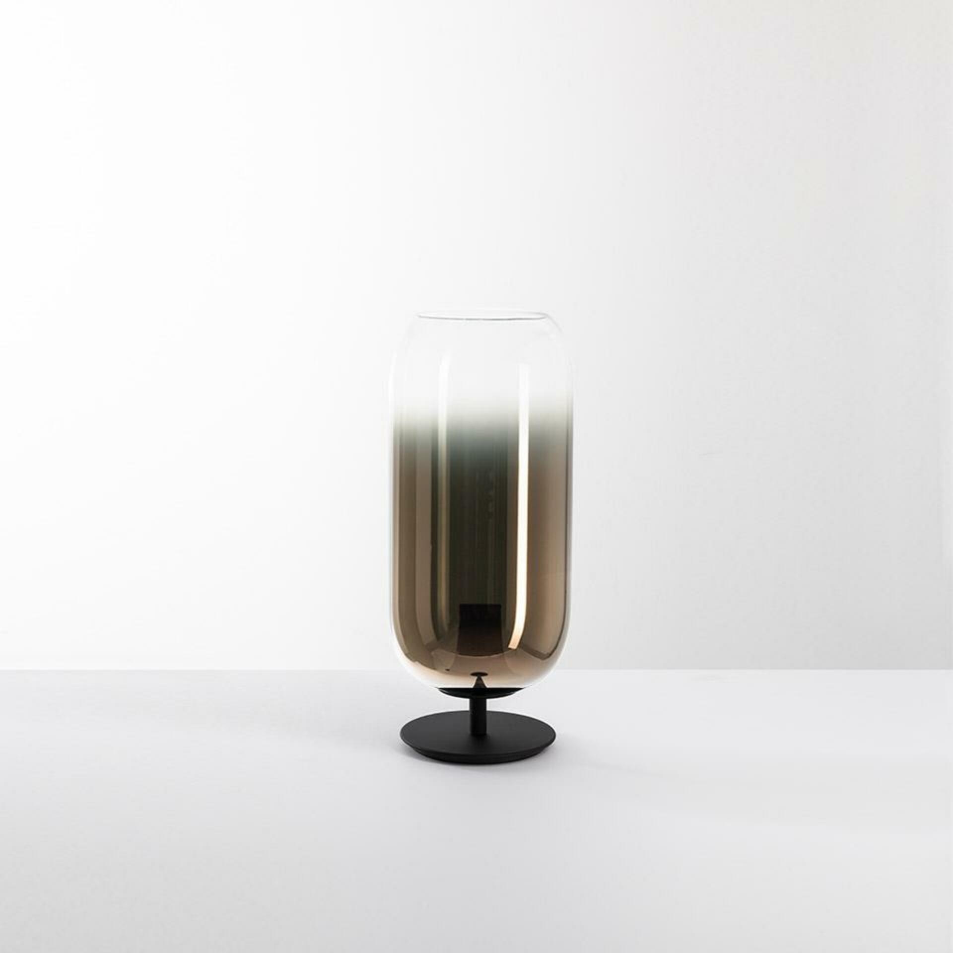 Artemide Gople Mini stolná lampa čierna/bronza, design Big, E14, 340 mm