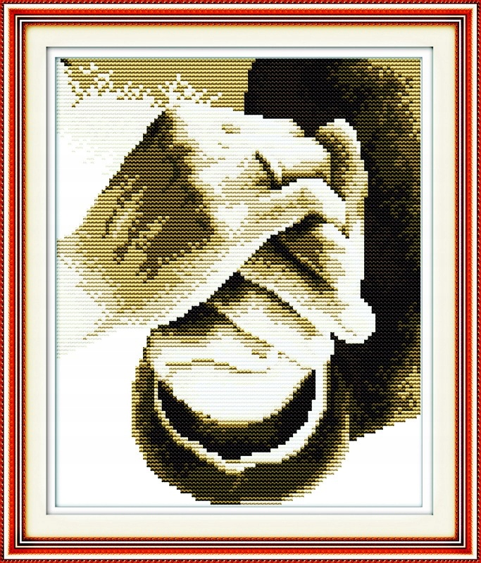 Křížková výšivka počítaná sada (kanva, mulina)