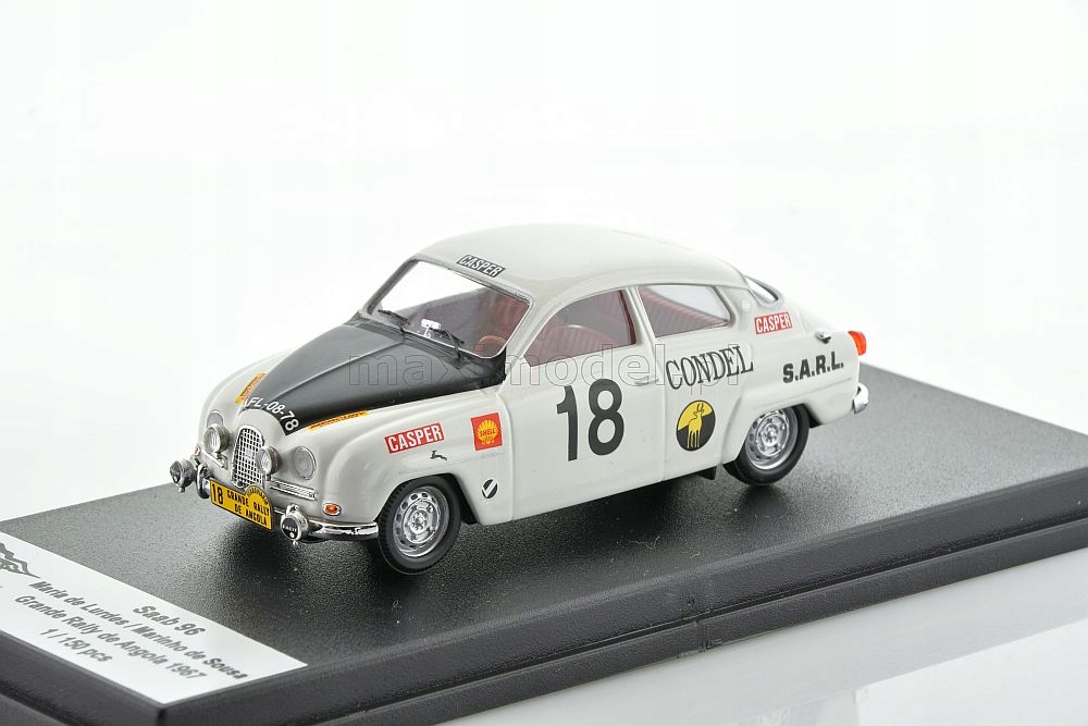 Saab 96 #18 Lurdes Angola Rally 1967 1/43 Trofeje