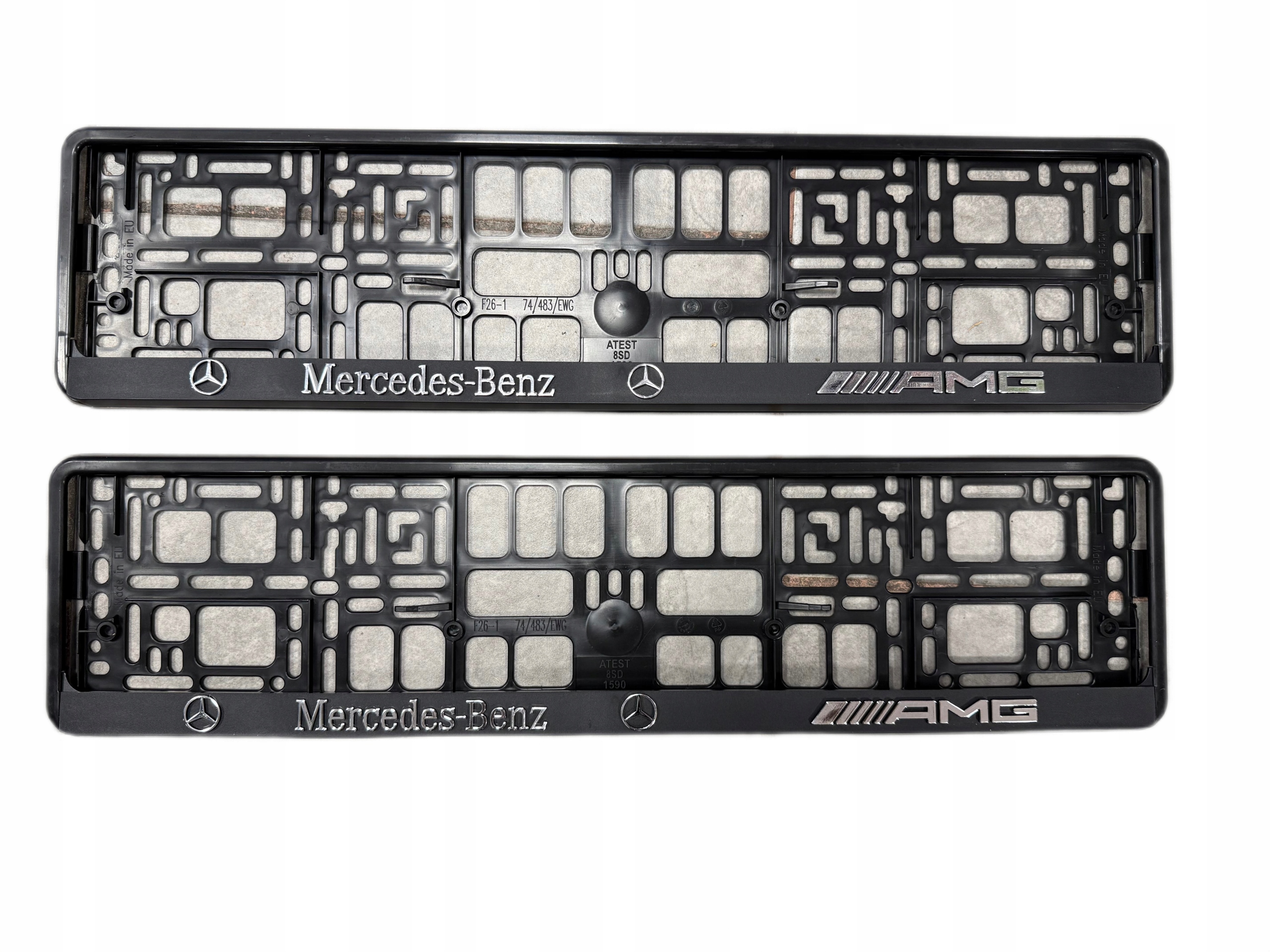 2 x Ramka na Tablicę Rejestracyjną Mercedes Amg