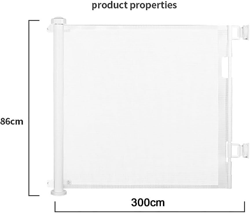 BRAMKA BARIERKA ZABEZPIECZAJĄCA WYSUWANA SZEROKA DO 300CM UNIWERSALNA Marka bez marki