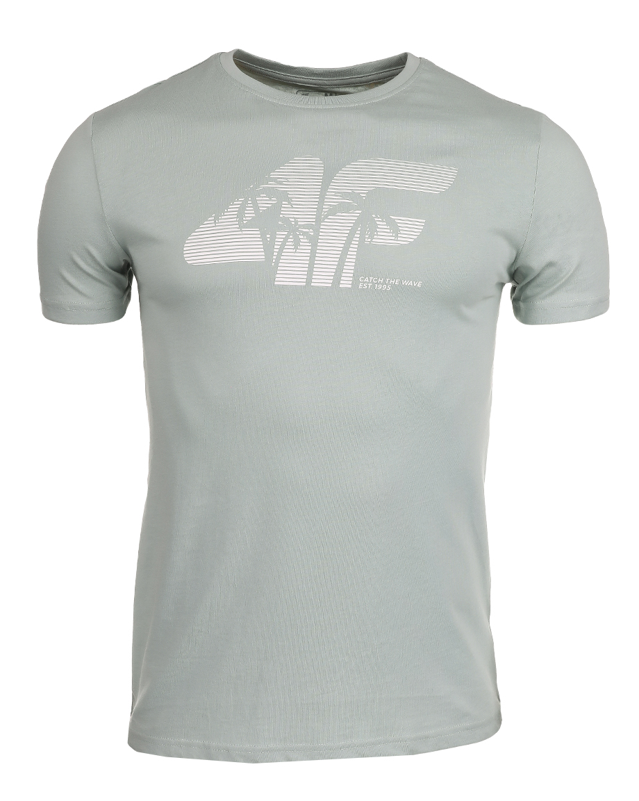

4F koszulka t-shirt męska sportowa logo roz.L