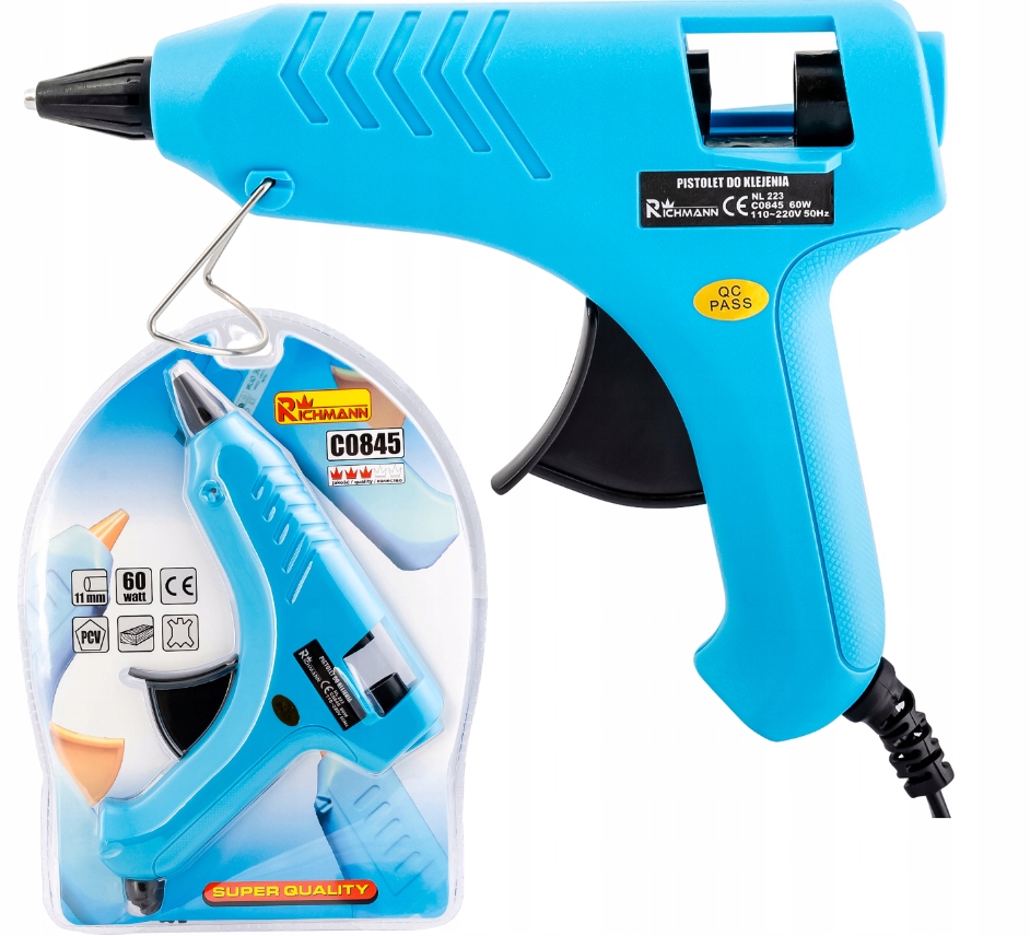 PISTOLET KLEJU KLEJENIA NA GORĄCO WYCISKACZ 60W