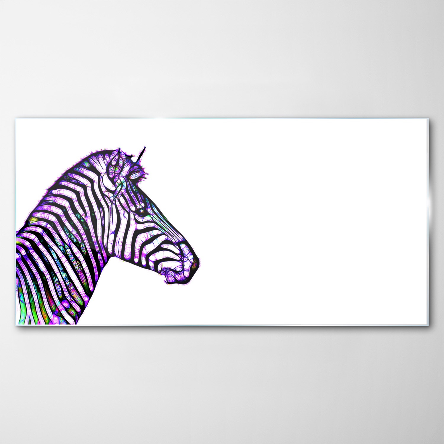 

Obraz Szklany Dekor Zebra Akwarele Sztuka 100x50