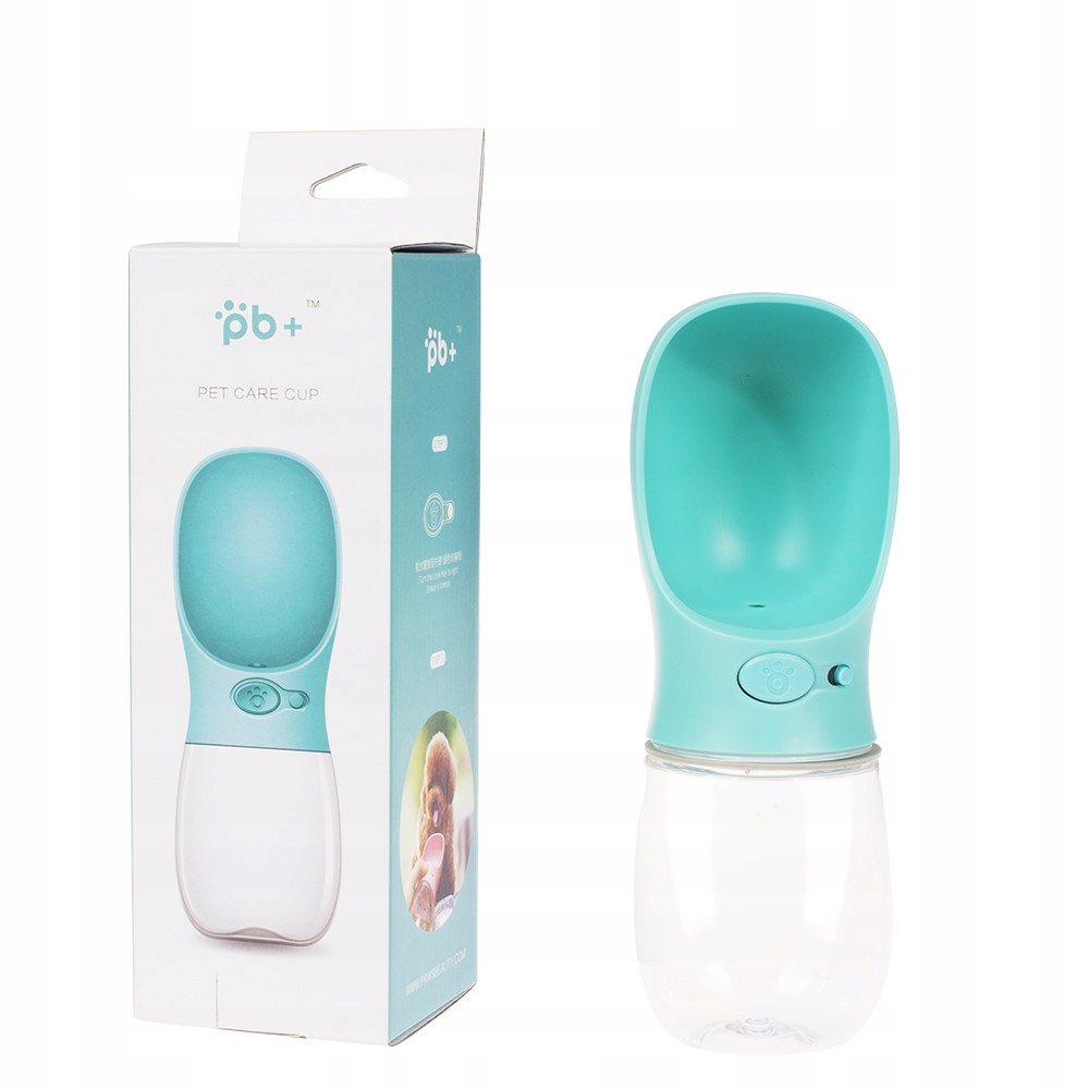 

Przenośna Butelka dla Psa i Kota Dozownik 550ml