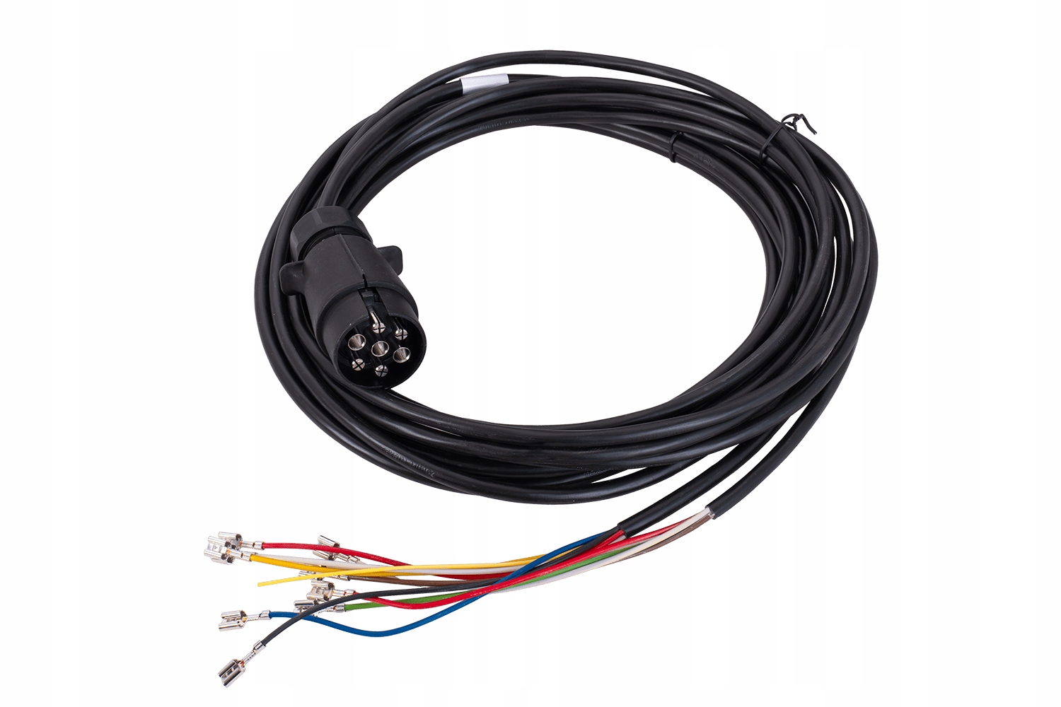 Elektrický Kabel Mantes 4 m pro přívěs se zástrčkou 7 Pin bez bajonetů