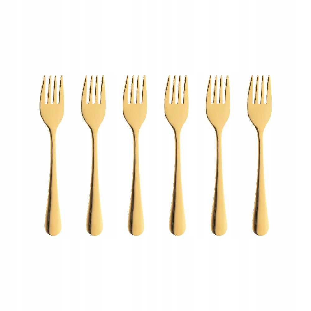 Villa Italia ks 6 vidličiek na tortu Slim Gold