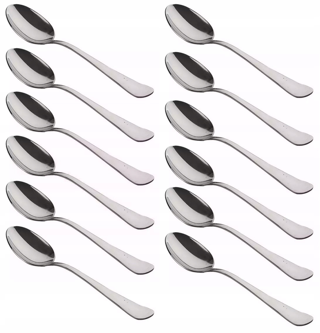 

12x Łyżka Stołowa Florencja Połysk Gładkie B&m