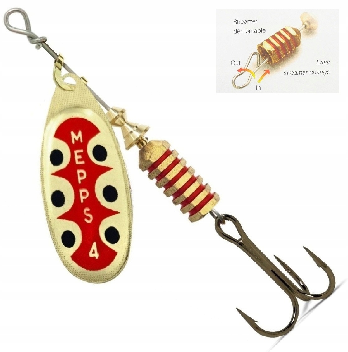 Mepps Aglia Tw Gold Nr.4 8,5 g The Oryginal World's #1 Lure