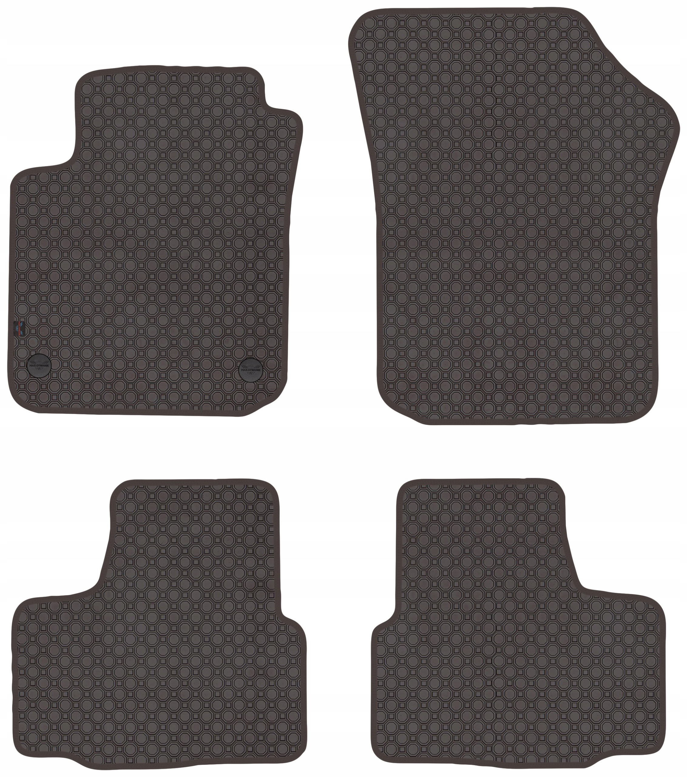 Seat Mii 2011-2019 Gumové koberce Bronz