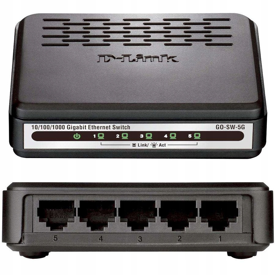 D-link 8-portový switch Gigabit Ethernet (8x RJ45)