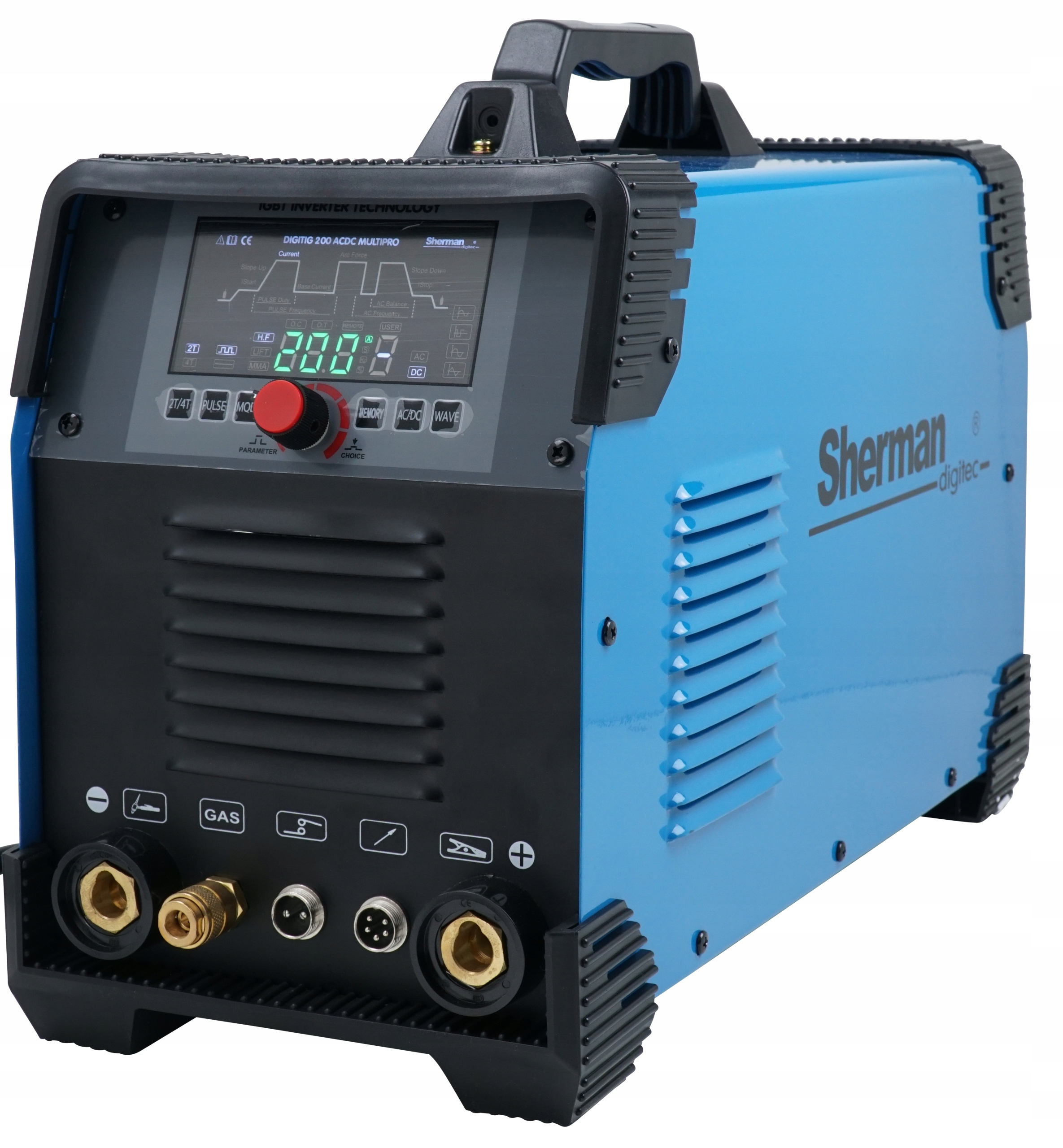 Spawarka SHERMAN DIGITIG 200 AC DC Multipro TIG Marka Sherman