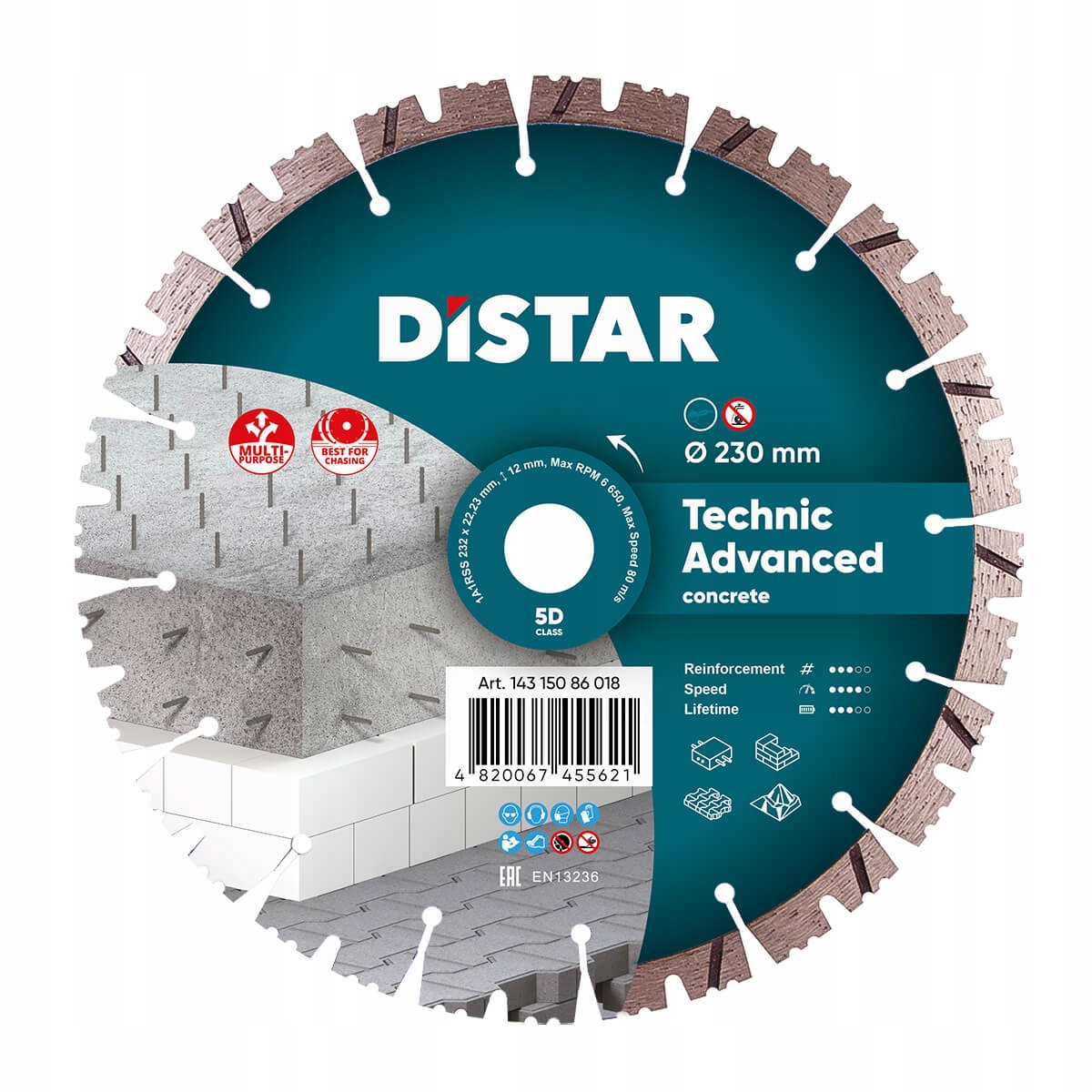 Diamantový kotouč 1A1RSS 232 Technic Advanced