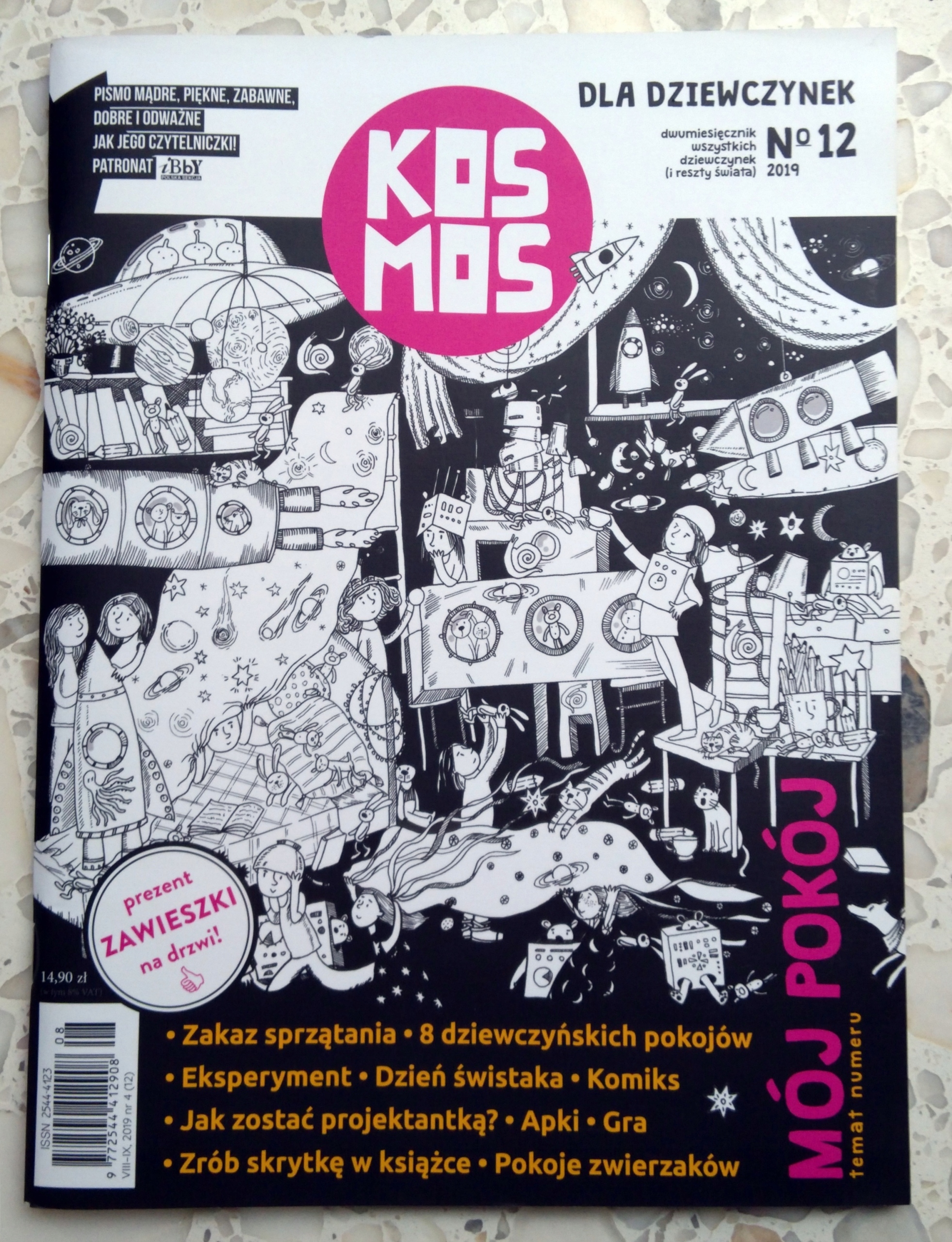 Kosmos dla Dziewczynek 12 / 2019 używ stan bdb