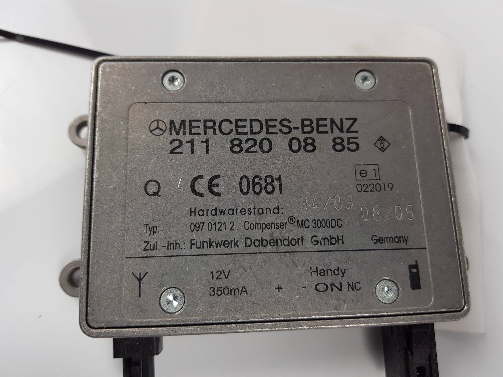 amplifier ANTENY 2118200885 MERCEDES E- KLASA W211
