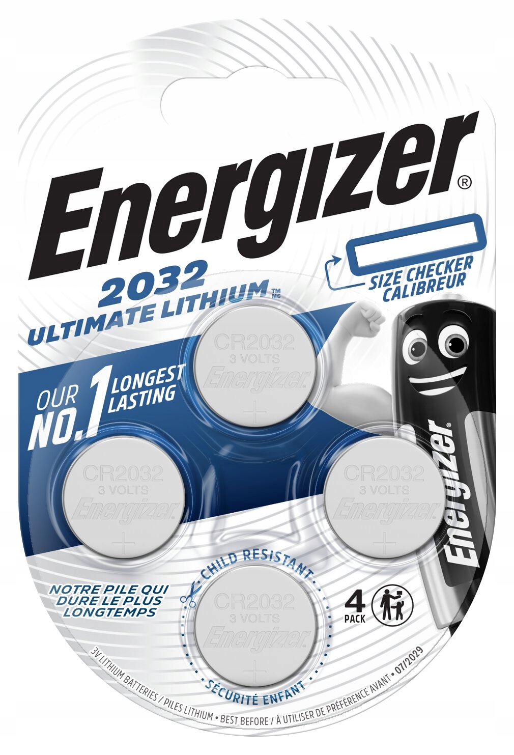 

4x bateria Energizer Ultimate Lithium CR2032