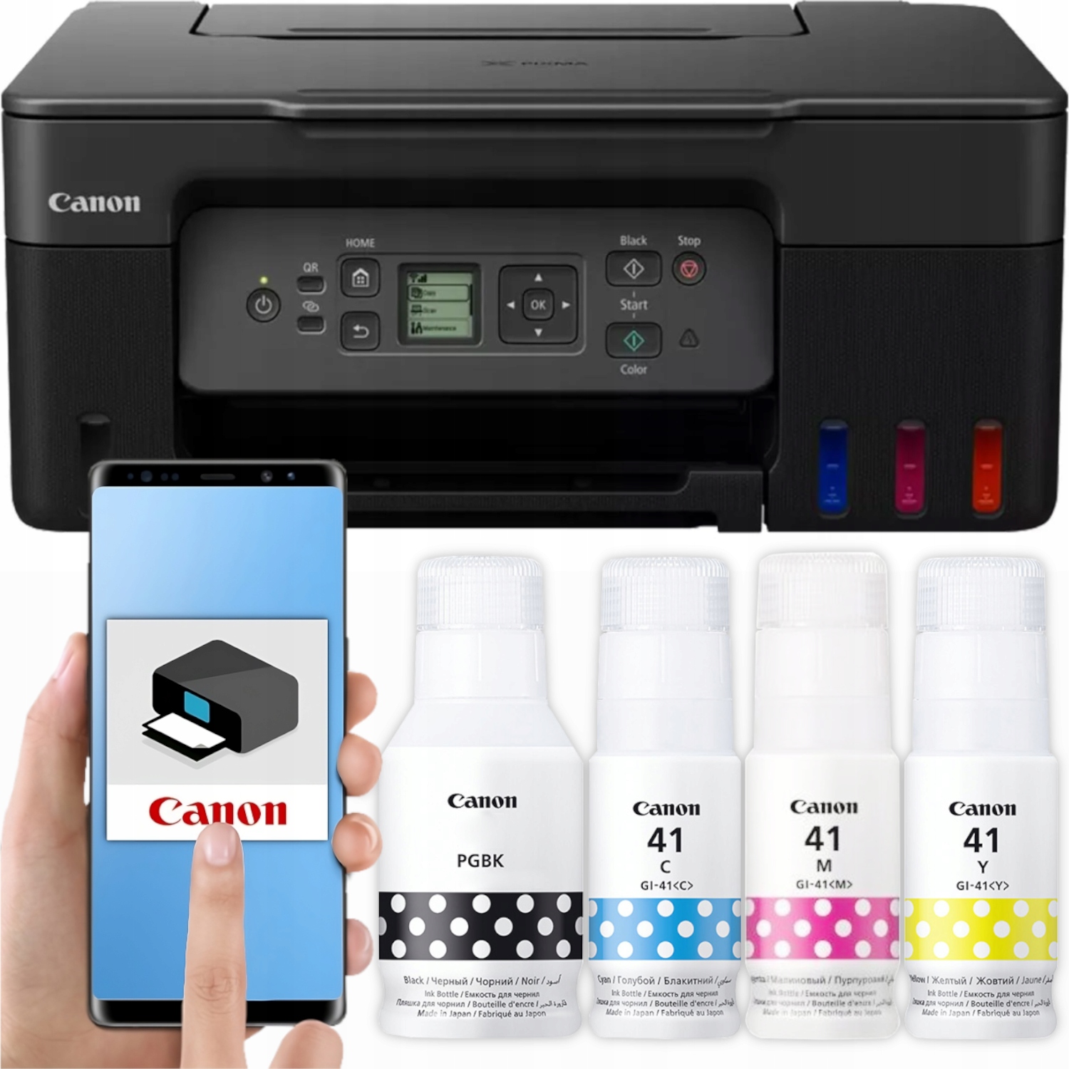 Tlačiareň Canon Pixma MegaTank G3470 3v1 WiFi Tlač Skan Kópia Usb Atramenty