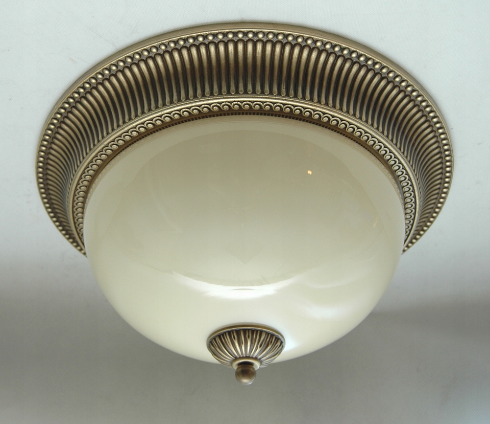 Stropné Svietidlo 40 cm, mosadzná stropná lampa, stropná lampa