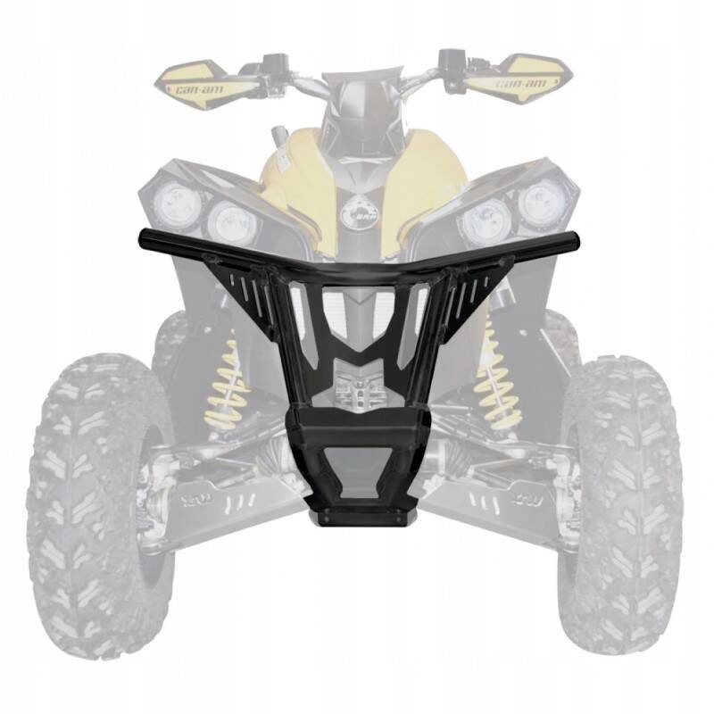 PRZEDNI ZDERZAK BR4 WINCH CZARNY - CAN-AM RENEGADE 500/800/1000 X XC