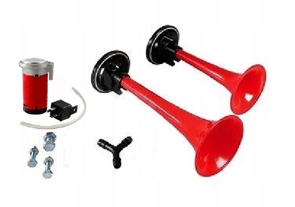 Klakson fanfara sygnał głośny 12V trąbka TIR