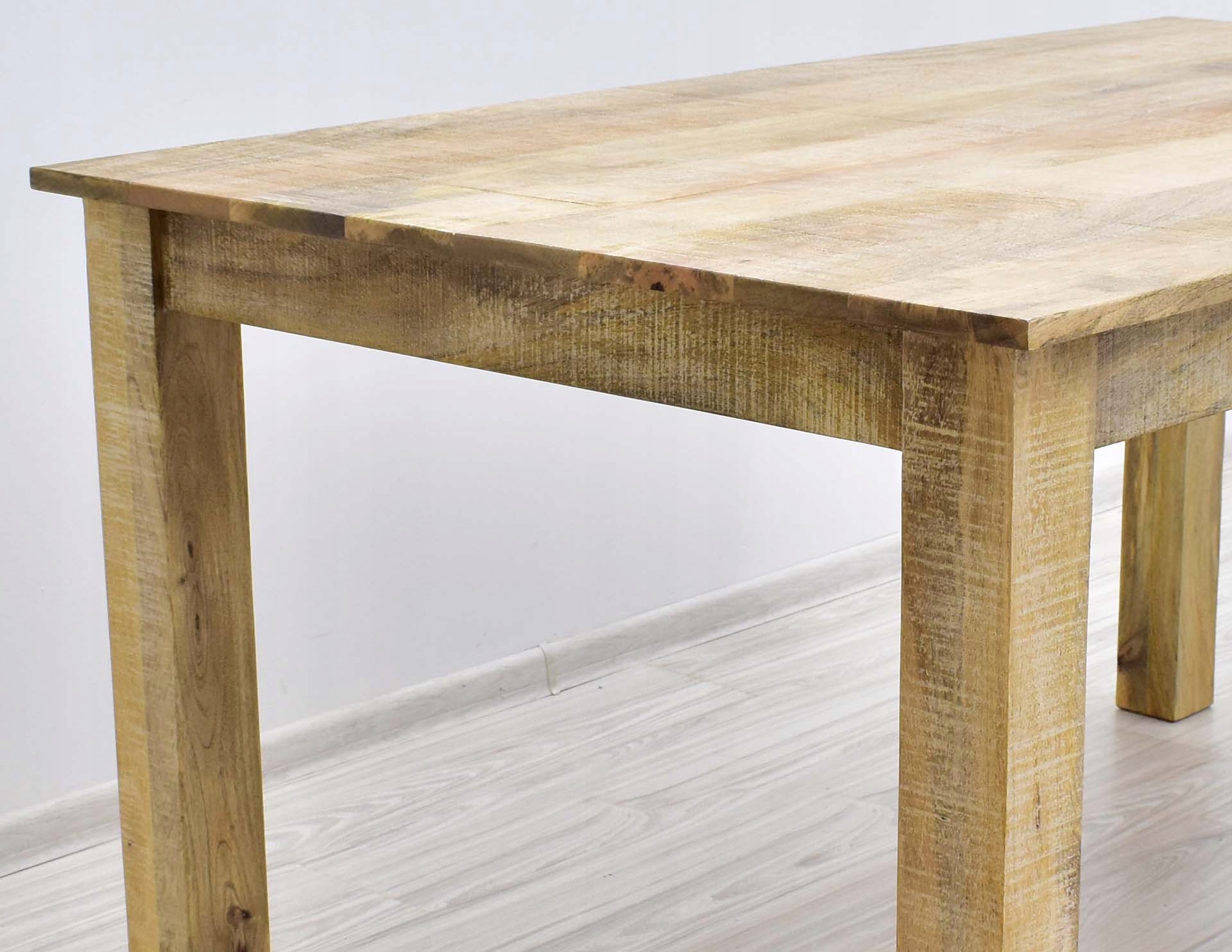 Stół kolonialny indyjski lite drewno mango loftowy Kolor blatu inny kolor