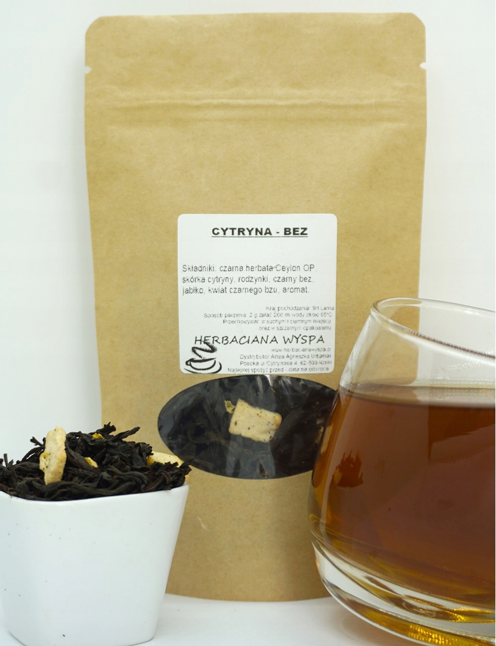 Levně Citronový Citron 500 g cejlonský černý čaj s přísadami Osvěžující