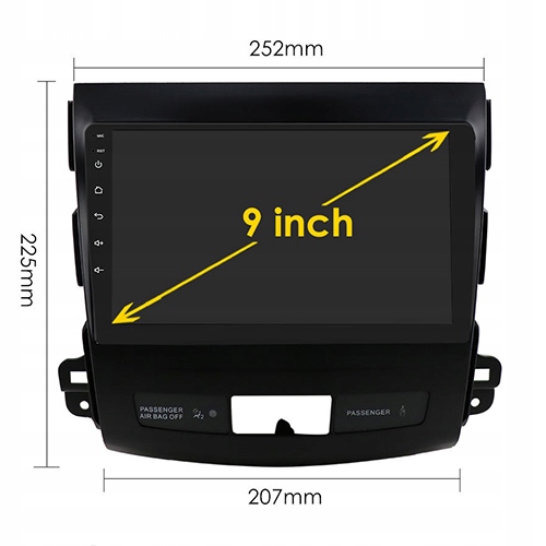 Citroen C-Crosser RADIO ANDROID GPS WIFI BT 2/32GB Marka inna