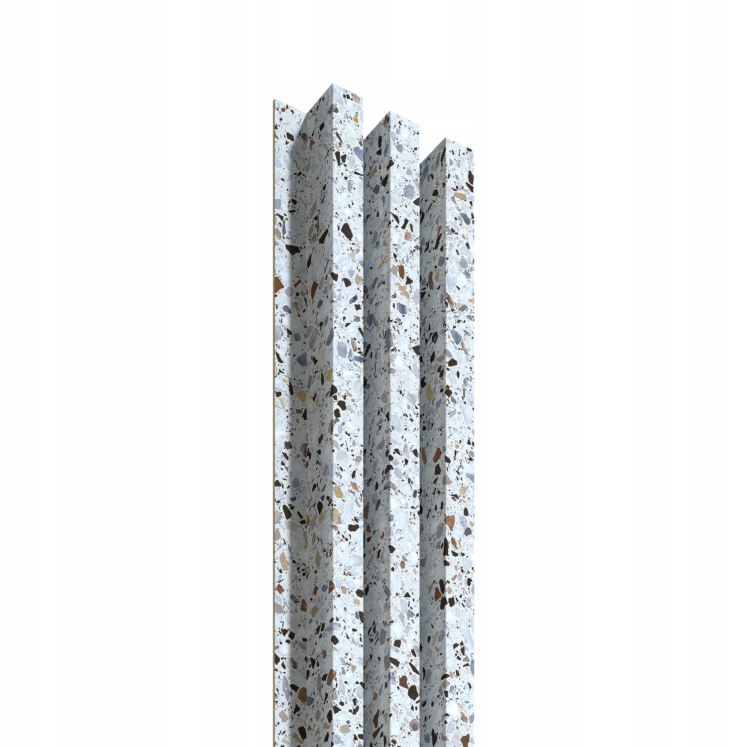 3D nástěnný panel na desce Hdf lamely 3L terrazo 275x17 cm