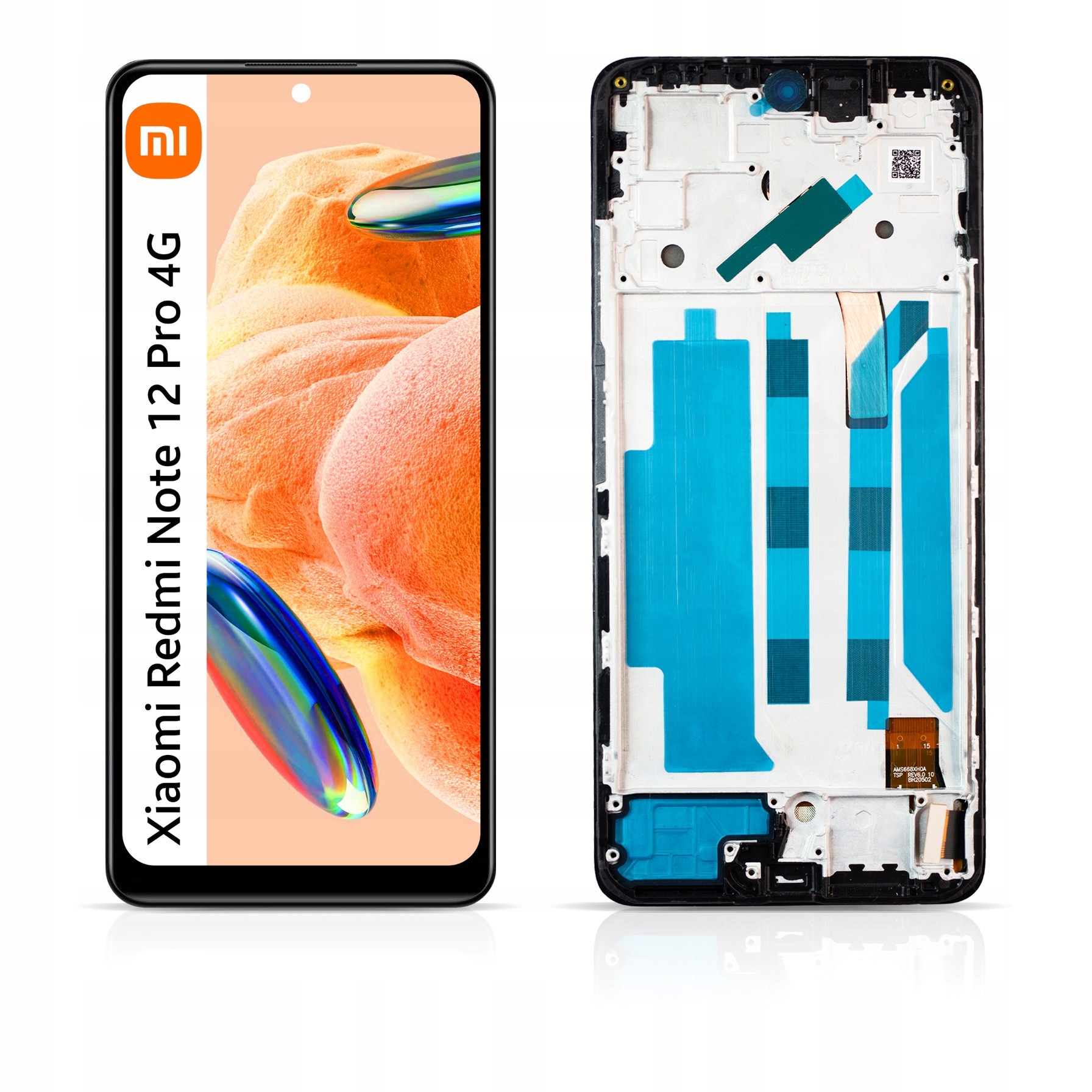 Displej pro Xiaomi Redmi Note 12 Pro 4G LCD Oled displej Rámeček 2209116AG