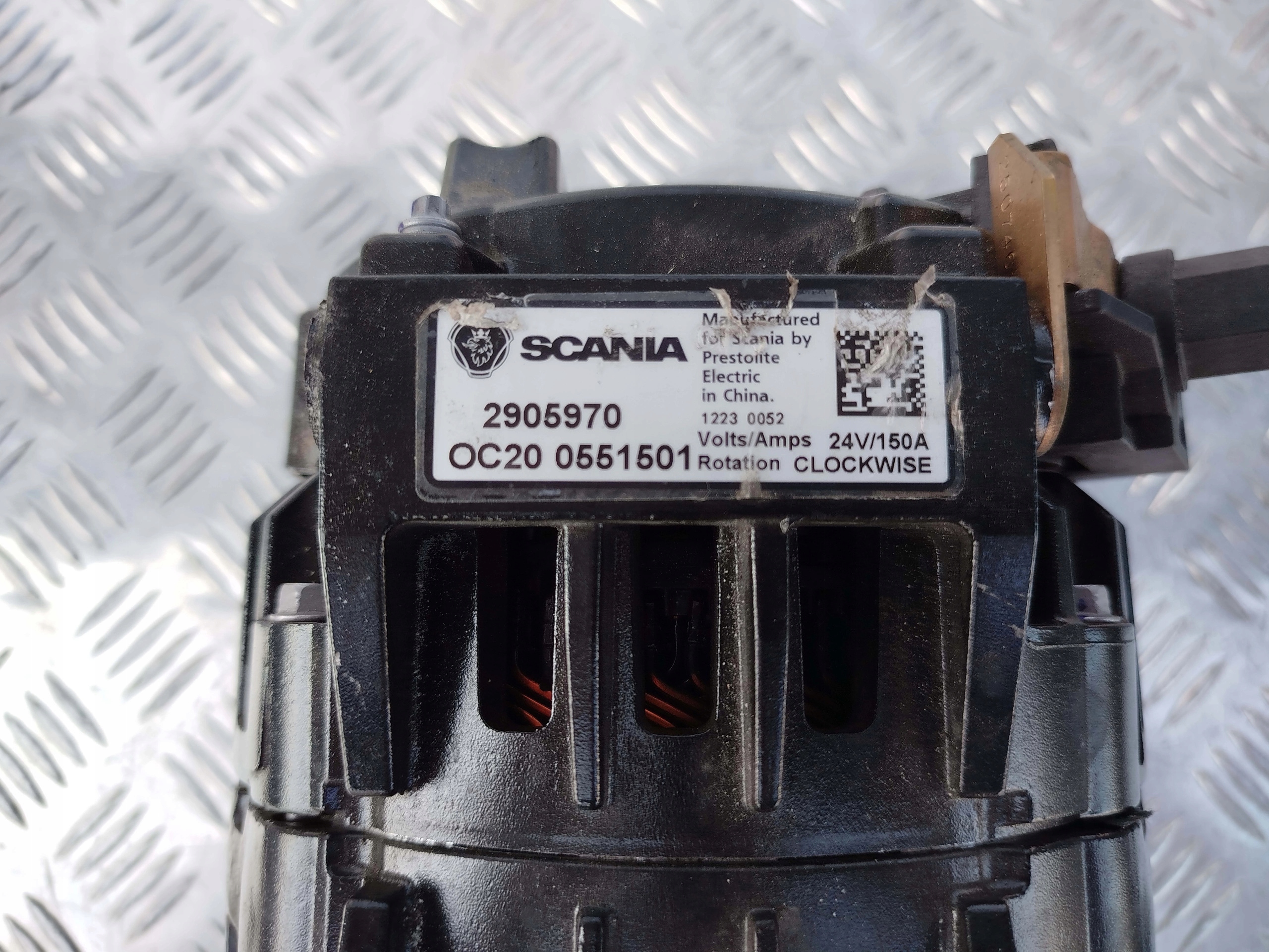 ALTERNATOR 24V 150A AMPER SCANIA Wersja Europejska