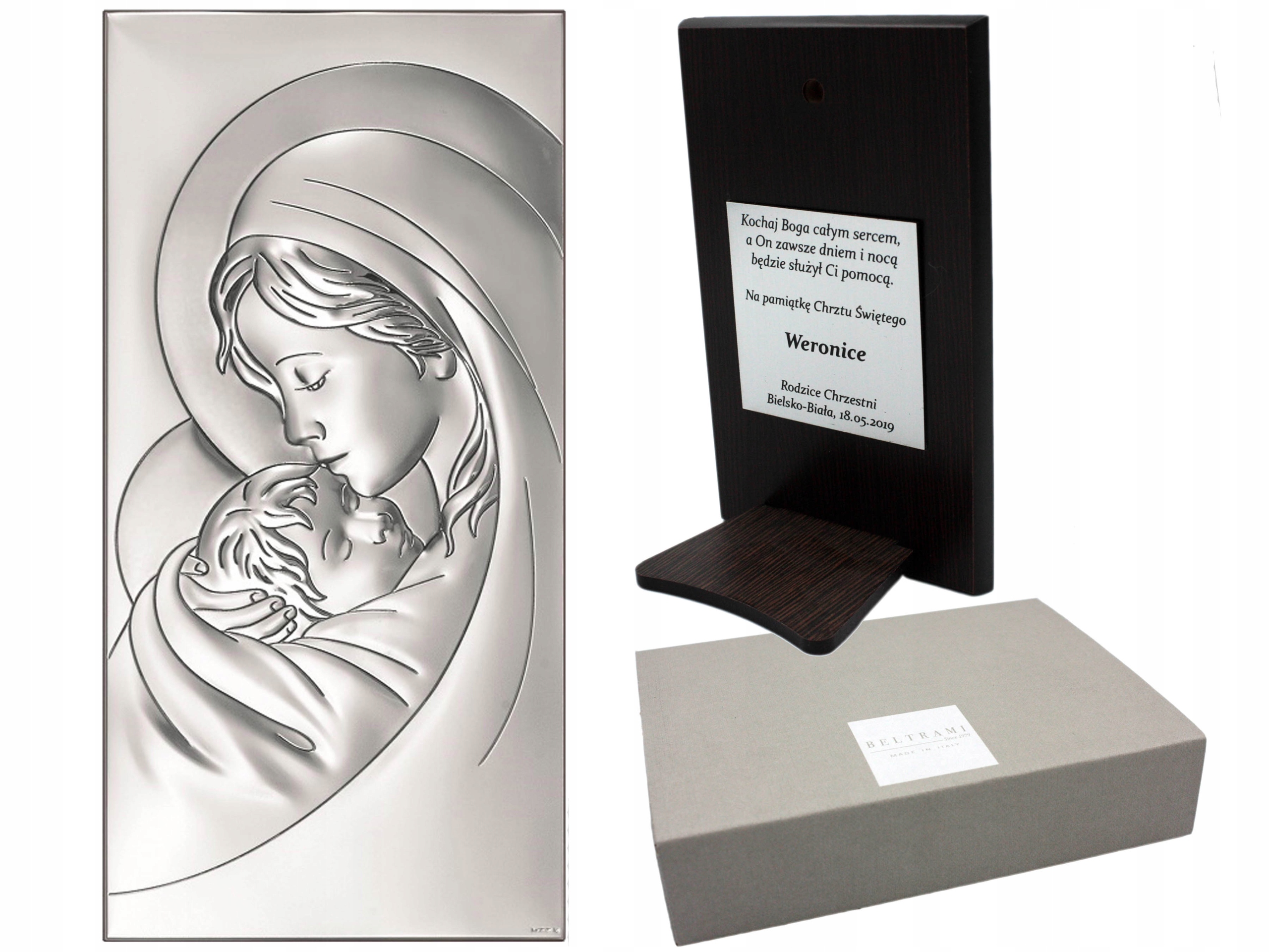 Obraz s matkou Boží XXL 18 x 36 cm Grawer