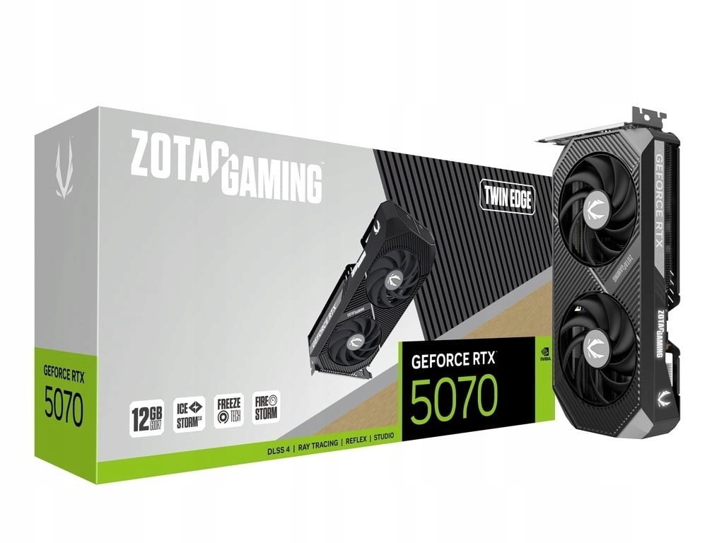 Zotac Grafická karta GeForce Rtx 5070 Twin Edge 12GB GDDR7 192bit 3DP/HDMI