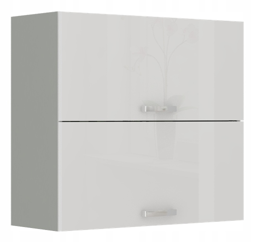 

Szafka Górna Blanca 80 GU-72 2F Szary/biały Połysk