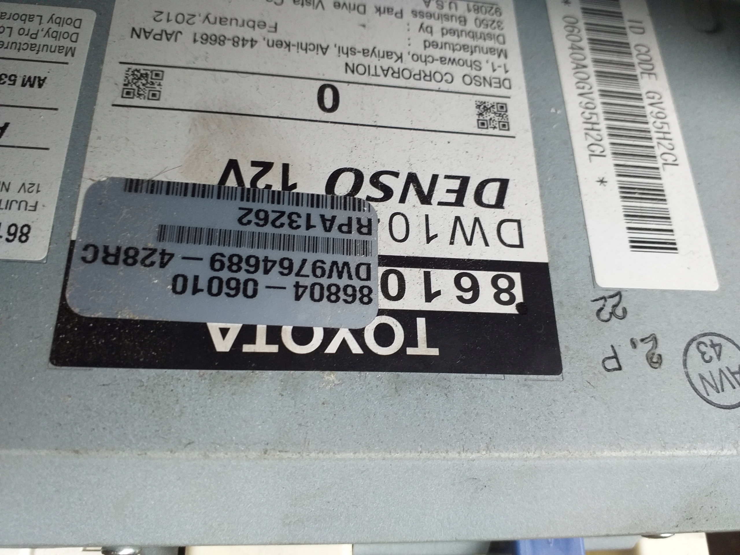 Toyota Camry XV70 Navigation GPS Navi Radio - Thumbnail 19