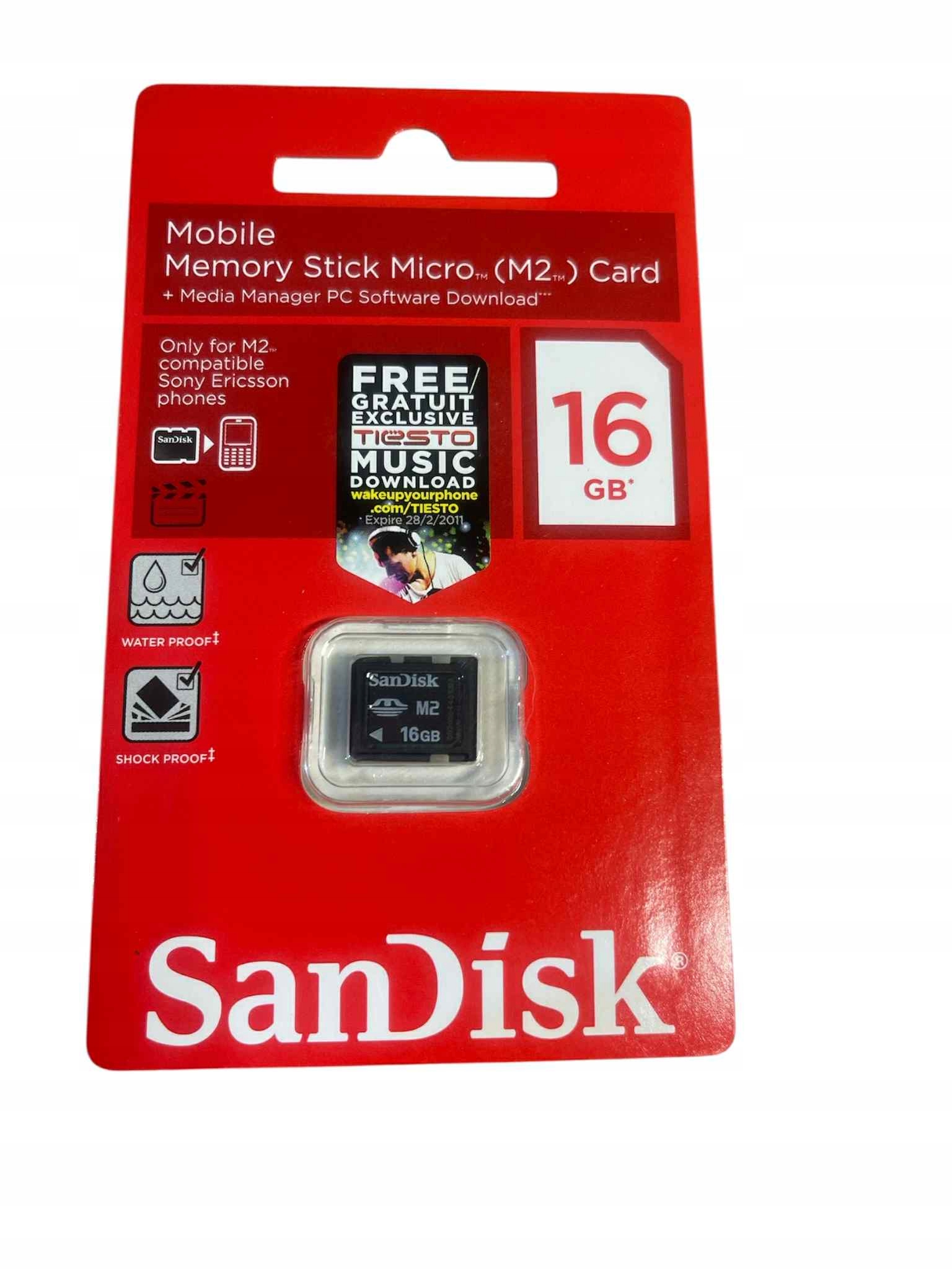 Paměťová karta Sandisk Mobile Ultra Memory Stick Micro (M2) 16GB