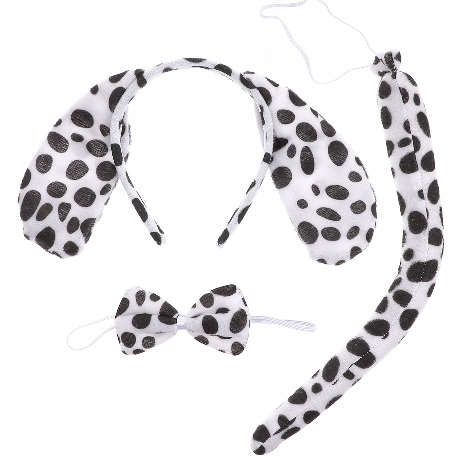 KOSTIUM Z OPASKĄ NA GŁOWĘ ZE SZTUCZNEGO FUTRA ZWIERZĘTA Marka inna