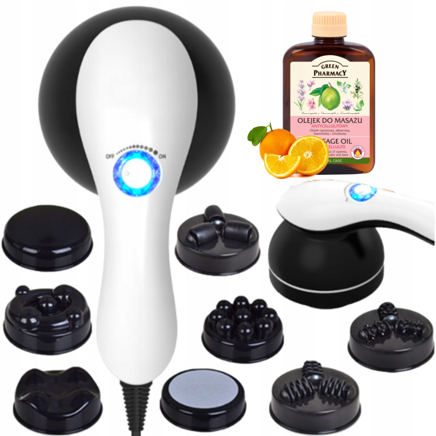 MASAŻER WYSZCZUPLAJĄCY DO CIAŁA CELLULITU 9w1 BODY