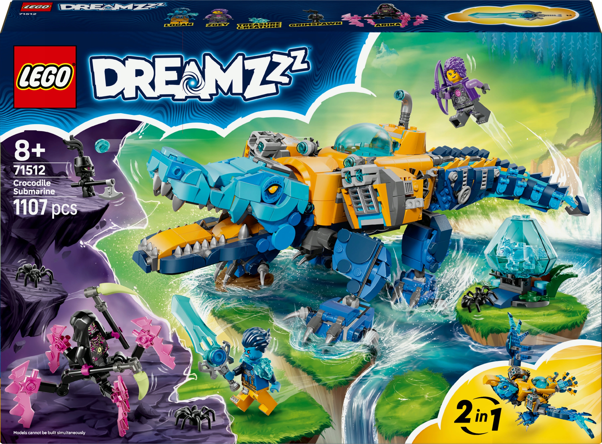 Lego DREAMZzz Krokodylołódź podwodna 71512