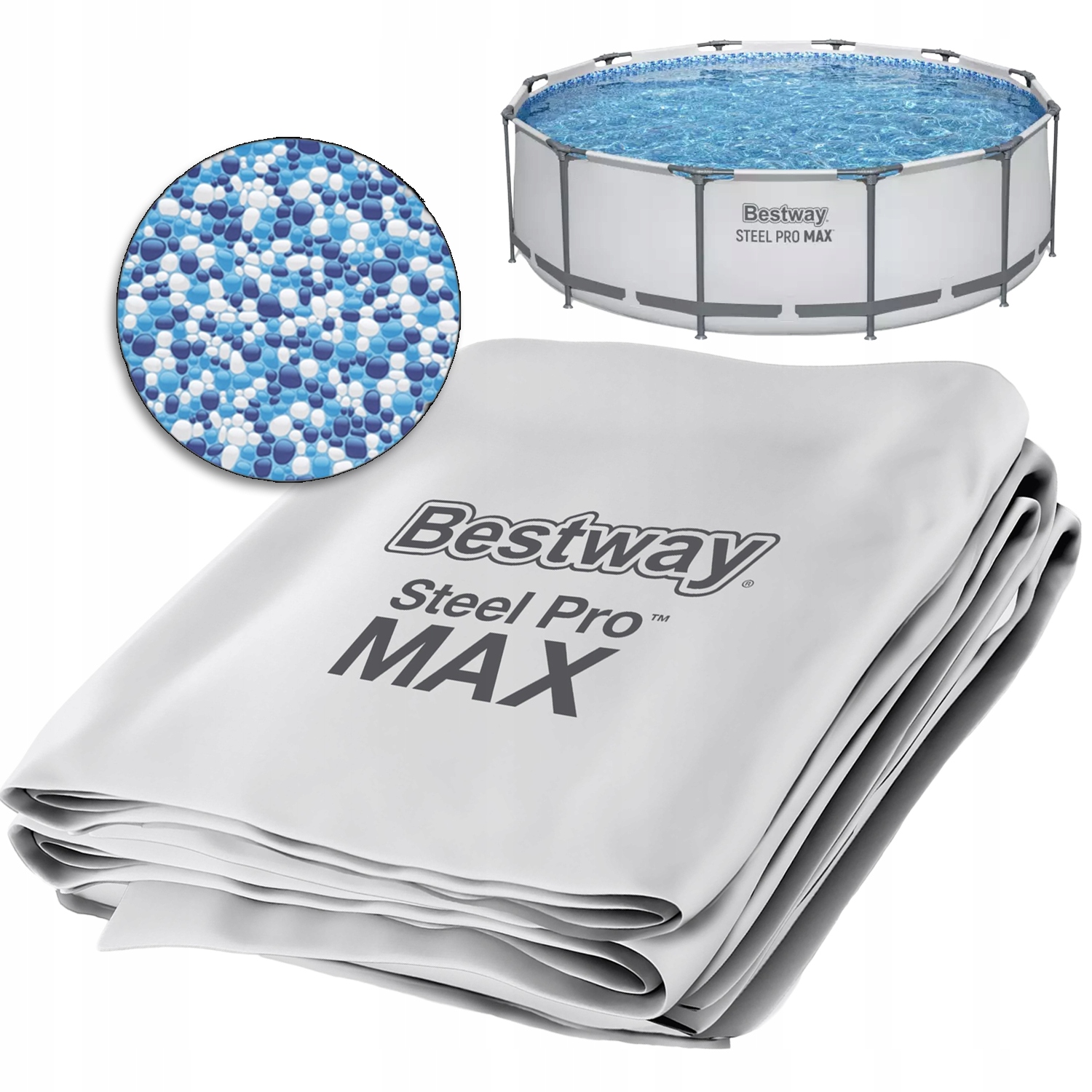 Bazénová krytina na bazén Bestway Steel Pro Max 366x100 cm