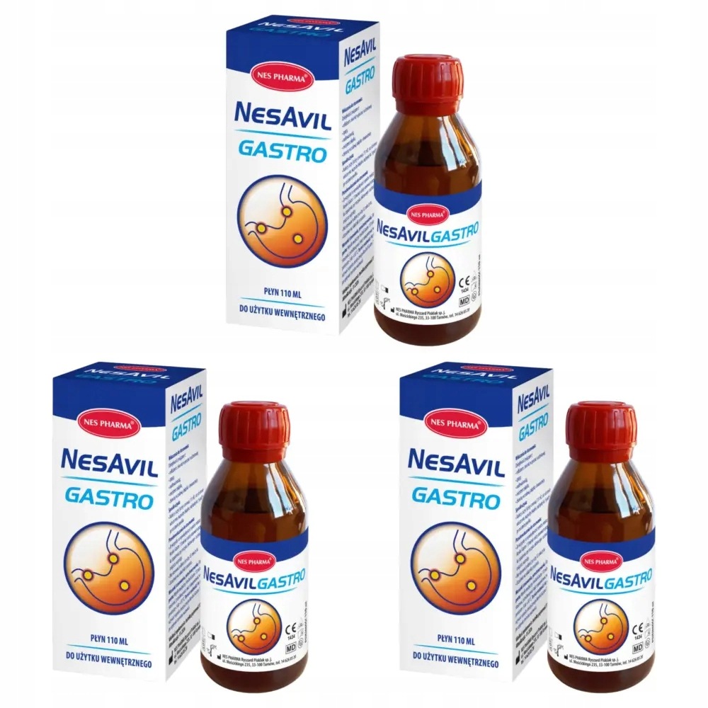 3x NesAvil Gastro, płyn doustny, 110 ml