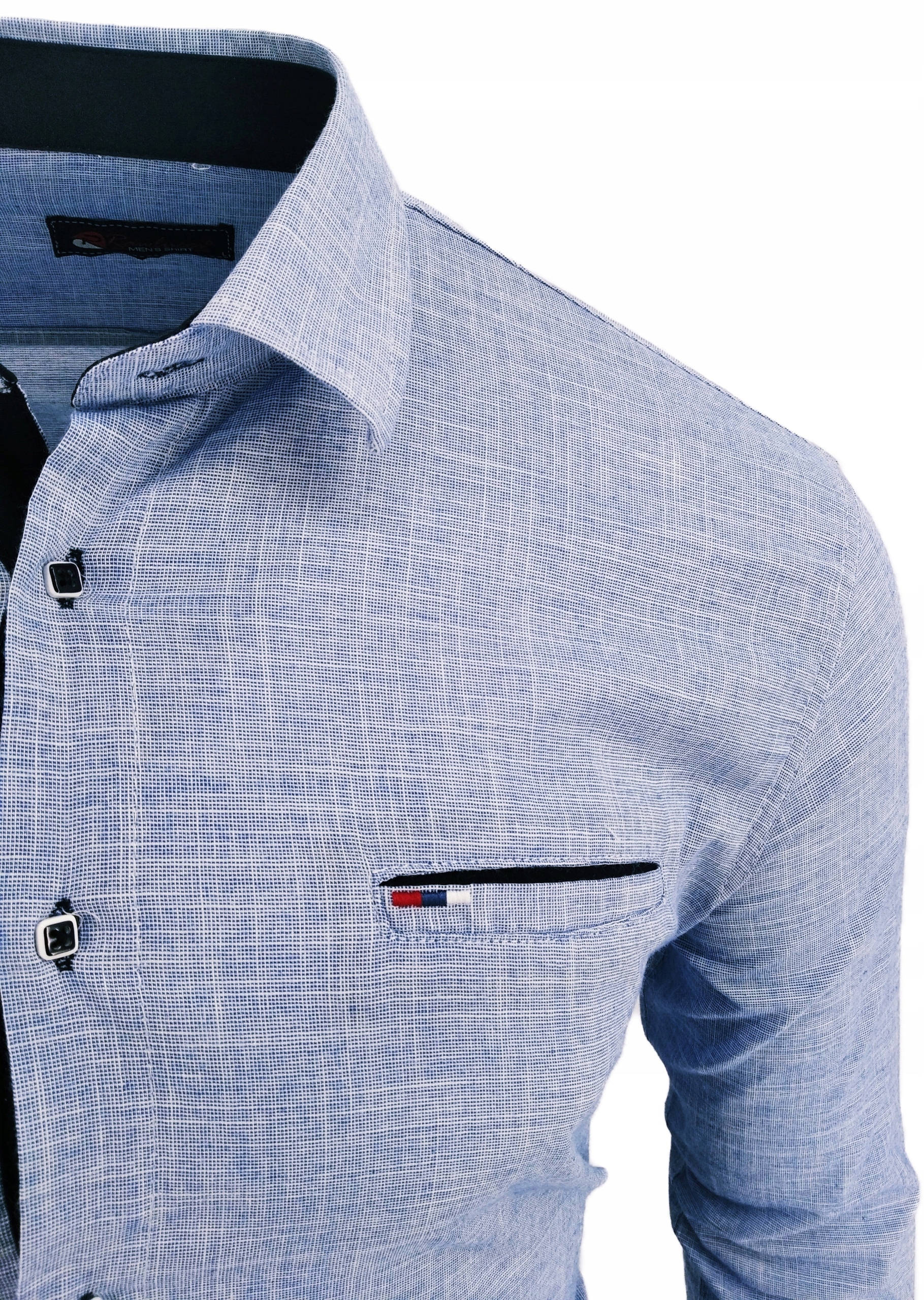 KOSZULA MĘSKA BŁĘKITNA SIGN KOŁNIERZYK 51/52 5XL Rozmiar kołnierzyka 52