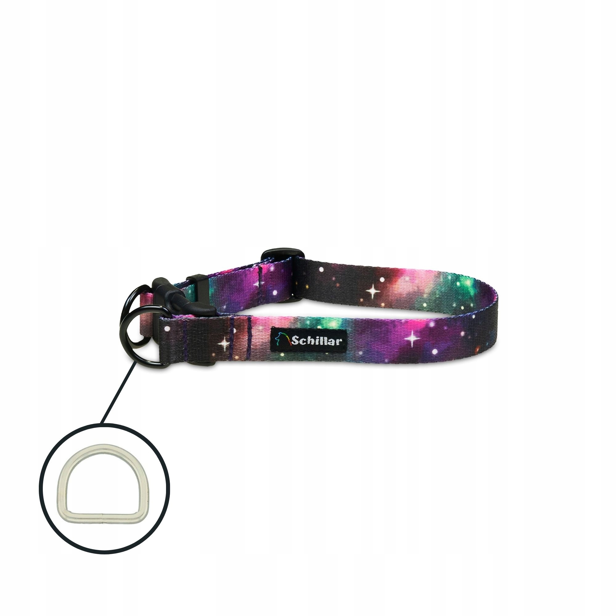 Levně Obojek na přezku double lock pro velkého psa galaxie horizon L XL 40-60cm