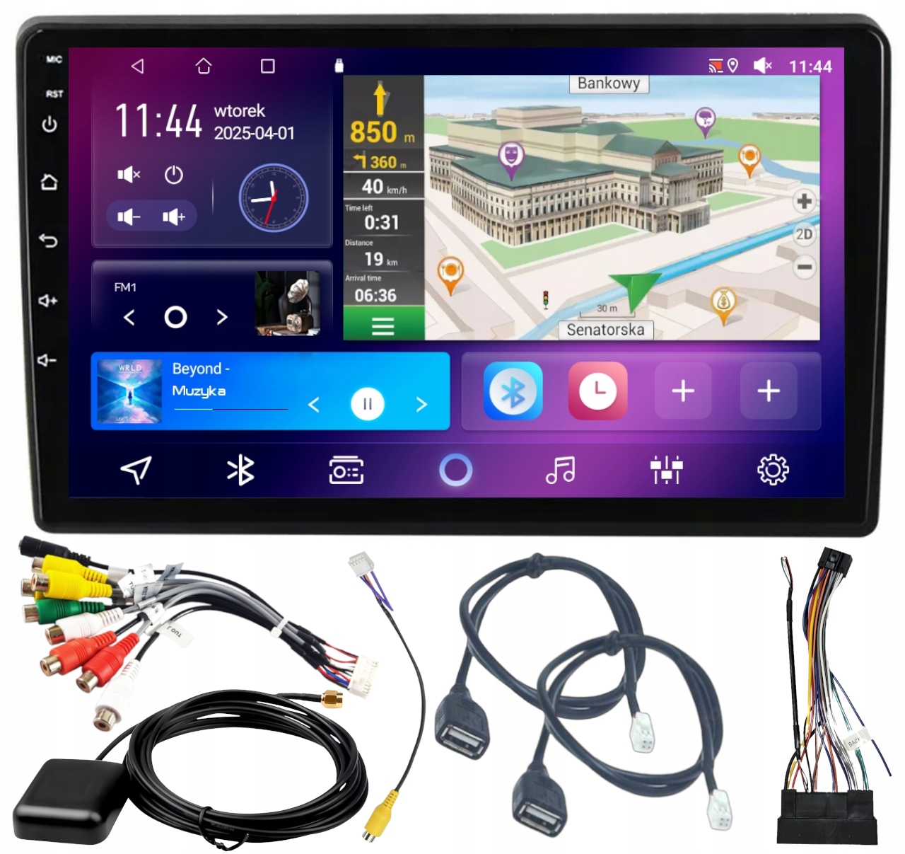 Autorádio Carplay Hyundai I40 2011-2016 Bt Wifi Android 4GB 64GB