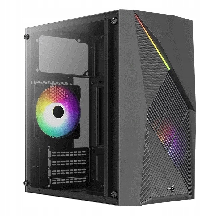 Obudowa Aerocool Raider Mini Rgb Mini Tower czarny